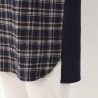 ヨリモ(YORIMO)の【ゆとりのあるサイズ感】チェックドッキングプルオーバー6