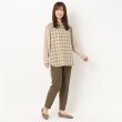 ヨリモ(YORIMO)の【ゆとりのあるサイズ感】チェックドッキングプルオーバー9