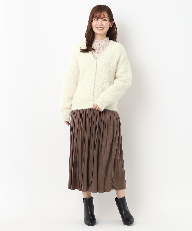 ヨリモ(YORIMO)の【ふわふわフェザー】ニットカーディガン9