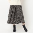 ヨリモ(YORIMO)の【ウエストゴム】プリントギャザースカート10