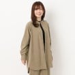 ヨリモ(YORIMO)の【秋冬定番コーデュロイ】バンドカラーシャツ ベージュ(052)