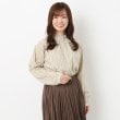 ヨリモ(YORIMO)の【秋色ストライプ柄】スタンドフリルブラウス11