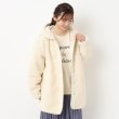 ヨリモ(YORIMO)の【洗える・リバーシブル】ボア×フェイクファーのフードコート1