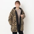 ヨリモ(YORIMO)の【洗える・リバーシブル】ボア×フェイクファーのフードコート ブラウン(043)