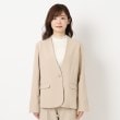 ヨリモ(YORIMO)の【セットアップ可・洗える】ノーカラージャケット1