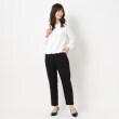 ヨリモ(YORIMO)の【セットアップ可・洗える】センタープレス入りテーパードパンツ10