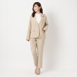 ヨリモ(YORIMO)の【セットアップ可・洗える】センタープレス入りテーパードパンツ15