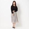 ヨリモ(YORIMO)の【通勤・セレモニーにおすすめ】ジョーゼットプリーツスカート9