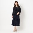 ヨリモ(YORIMO)の【通勤・セレモニーにおすすめ】ジョーゼットプリーツスカート16
