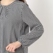 ヨリモ(YORIMO)の【裏起毛の裏地つき】あったか！タックジョーゼットブラウス6
