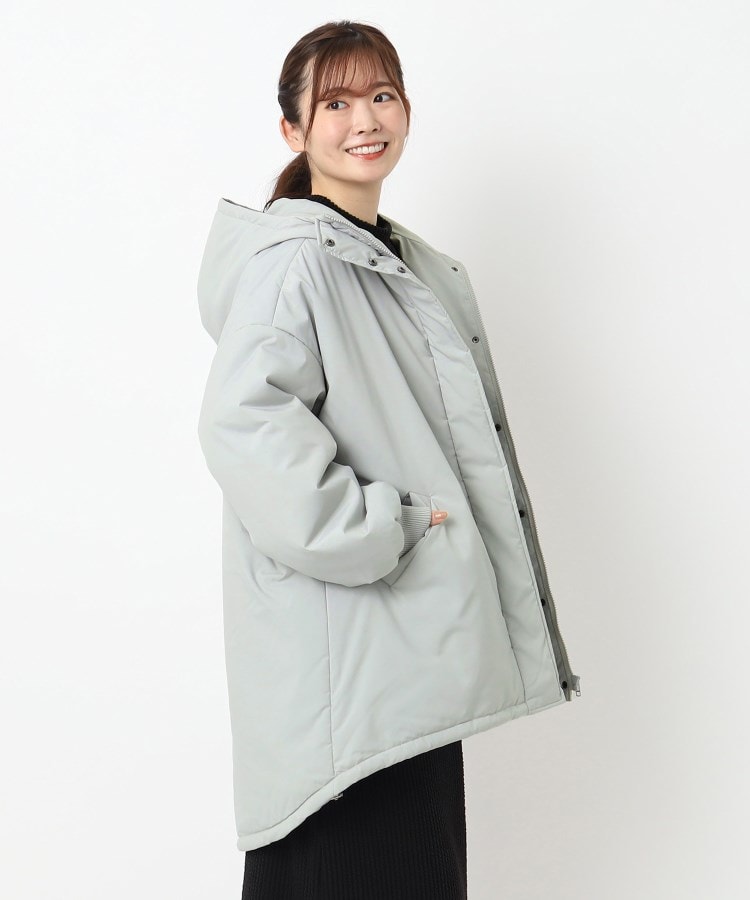 ヨリモ(YORIMO)の【軽くて暖かい】ミディアム丈中綿モンスターコート14