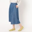 ヨリモ(YORIMO)の【洗える・セットアップ可】スカート見え！デニムガウチョパンツ10