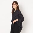 ヨリモ(YORIMO)の【イージーケア】スキッパーチュニックブラウス ブラック(119)