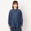 ヨリモ(YORIMO)の【洗える・セットアップ可】配色ステッチがポイント！デニムシャツ1