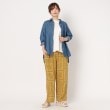 ヨリモ(YORIMO)の【洗える・セットアップ可】配色ステッチがポイント！デニムシャツ8