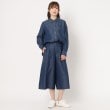 ヨリモ(YORIMO)の【洗える・セットアップ可】配色ステッチがポイント！デニムシャツ11