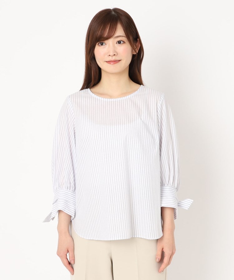 大人かわいい】袖リボンブラウス(シャツ・ブラウス) | YORIMO 大人かわいい】袖リボンブラウス(シャツ・ブラウス) | YORIMO
