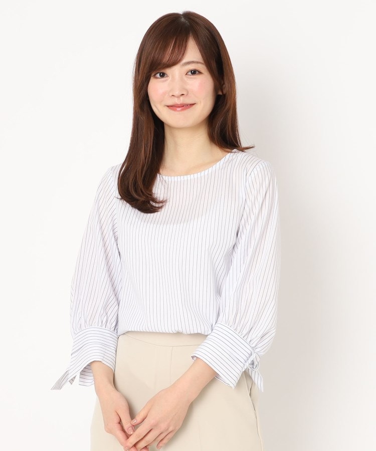 大人かわいい】袖リボンブラウス(シャツ・ブラウス) | YORIMO 大人かわいい】袖リボンブラウス(シャツ・ブラウス) | YORIMO