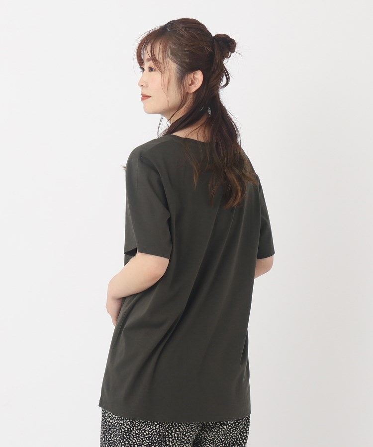 ヨリモ(YORIMO)の【接触冷感】シルケットコンフィークルーTシャツ11