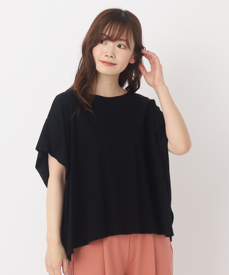 ヨリモ(YORIMO)の【接触冷感】シルケット エアリーボリューム袖Tシャツ19