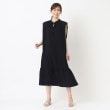 ヨリモ(YORIMO)の【夏カラー／洗える】スタンドカラーのティアードワンピース9