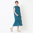 ヨリモ(YORIMO)の【夏カラー／洗える】スタンドカラーのティアードワンピース17