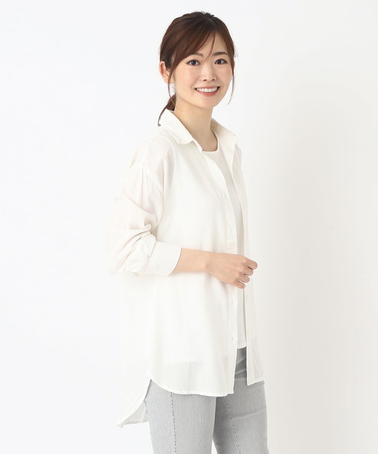 ヨリモ(YORIMO)の【接触冷感】レーヨン麻ビッグシャツ7