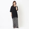 ヨリモ(YORIMO)の【UV対策／通勤アイテムにも／洗える】UVスラブVネック5分袖チュニック9
