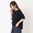 ヨリモ(YORIMO)の【UV対策／通勤アイテムにも／洗える】UVスラブタック入りボートネック11