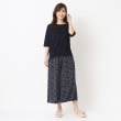 ヨリモ(YORIMO)の【UV対策／通勤アイテムにも／洗える】UVスラブタック入りボートネック12