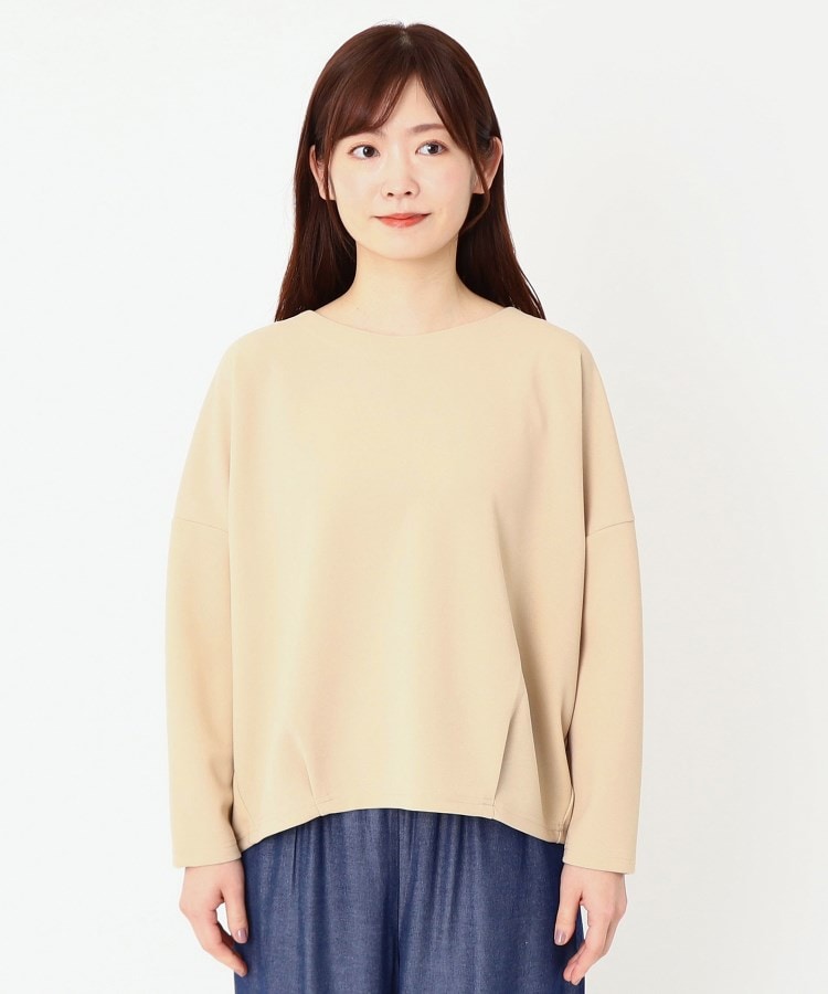 ヨリモ(YORIMO)の【着回し◎】バックペプラムプルオーバー1