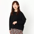 ヨリモ(YORIMO)の【着回し◎】バックペプラムプルオーバー ブラック(019)