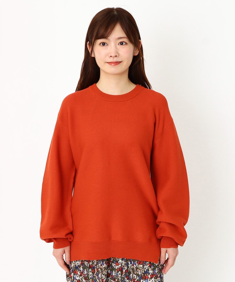 ヨリモ(YORIMO)の【綺麗なカラー展開！】ガーター編みニットプルオーバー1