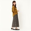 ヨリモ(YORIMO)の【シーズンレスで使える！】フラワープリント変形プリーツスカート8