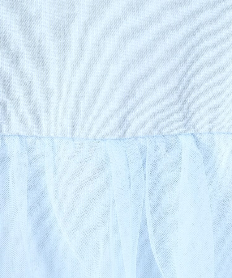 ヨリモ(YORIMO)の【バックスタイルが可愛い！】チュールドッキングプルオーバー18