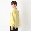ヨリモ(YORIMO)の【バックスタイルが可愛い！】チュールドッキングプルオーバー12