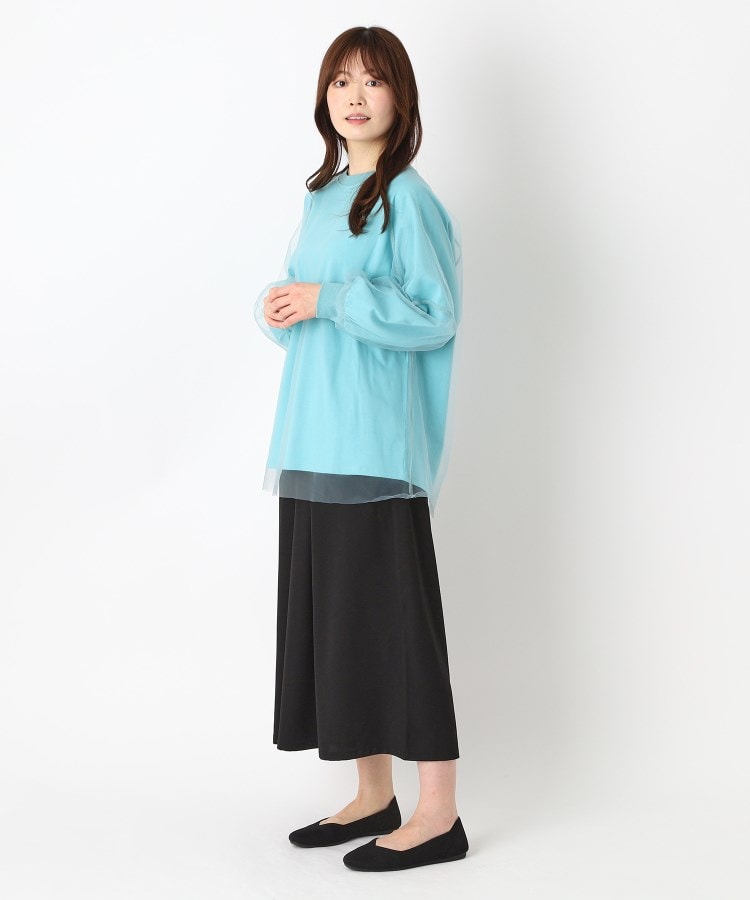 ヨリモ(YORIMO)の【スカート見え・洗える】タックスカーチョ9