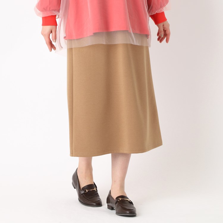ヨリモ(YORIMO)の【細身え効果あり！】ジャージナロースカート マキシ・ロングスカート