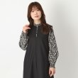 ヨリモ(YORIMO)の【フラワープリント・着脱ラクチン】シャーリングブラウス16
