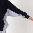 ヨリモ(YORIMO)の【スカートとセットアップ可能】異素材ドッキングプルオーバー6