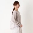 ヨリモ(YORIMO)の【スカートとセットアップ可能】異素材ドッキングプルオーバー9