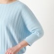 ヨリモ(YORIMO)の【プリーツ編みのニットが新鮮】ドルマンスリーブニットプルオーバー5