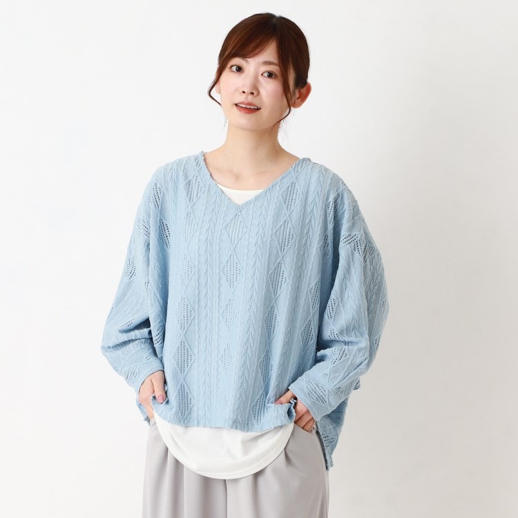 ヨリモ(YORIMO)の【2枚セットでお得！】レースプルオーバー＋タンクトップセット トップス＋インナーセット