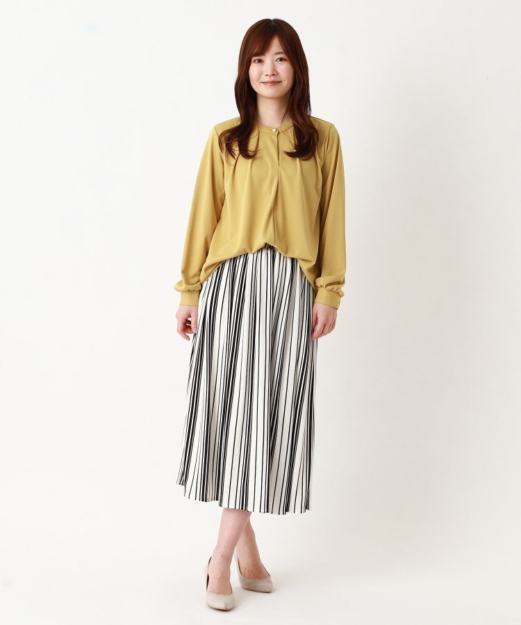 ヨリモ(YORIMO)の【穿き心地ラクチン◎】ストライプジャージスカート7