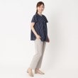 ヨリモ(YORIMO)の【通勤にもおすすめ】ストライプバンドカラーブラウス13