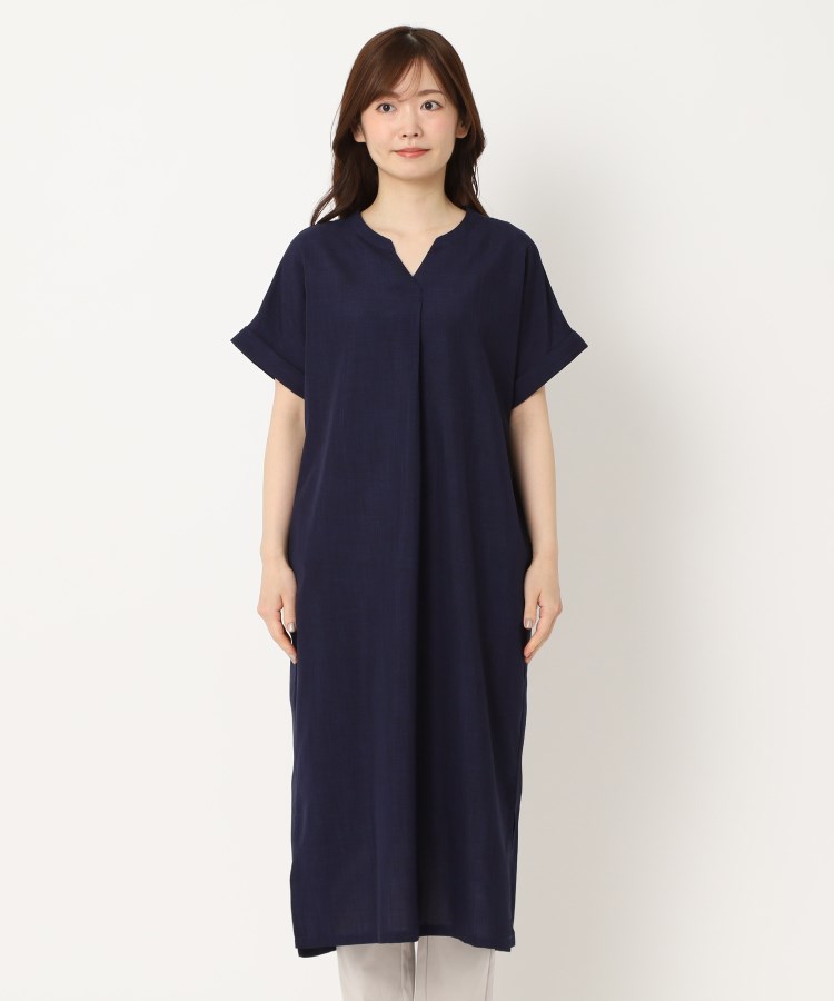 ヨリモ(YORIMO)の【洗える】スキッパーワンピース1