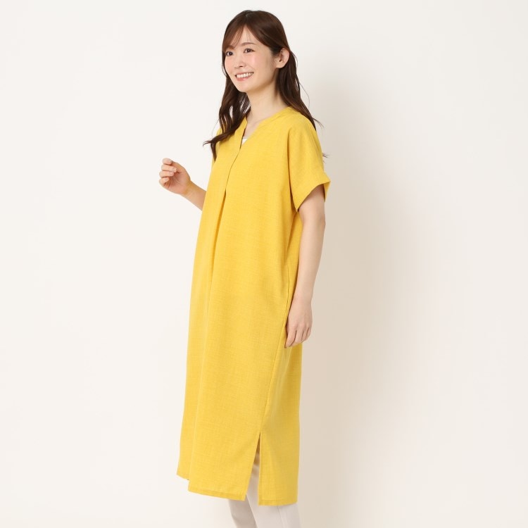 ヨリモ(YORIMO)の【洗える】スキッパーワンピース ミドルワンピース