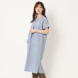 ヨリモ(YORIMO)の【洗える】スキッパーワンピース ブルー(092)