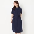 ヨリモ(YORIMO)の【羽織りもおすすめ】ドットジャカードのシャツワンピース13