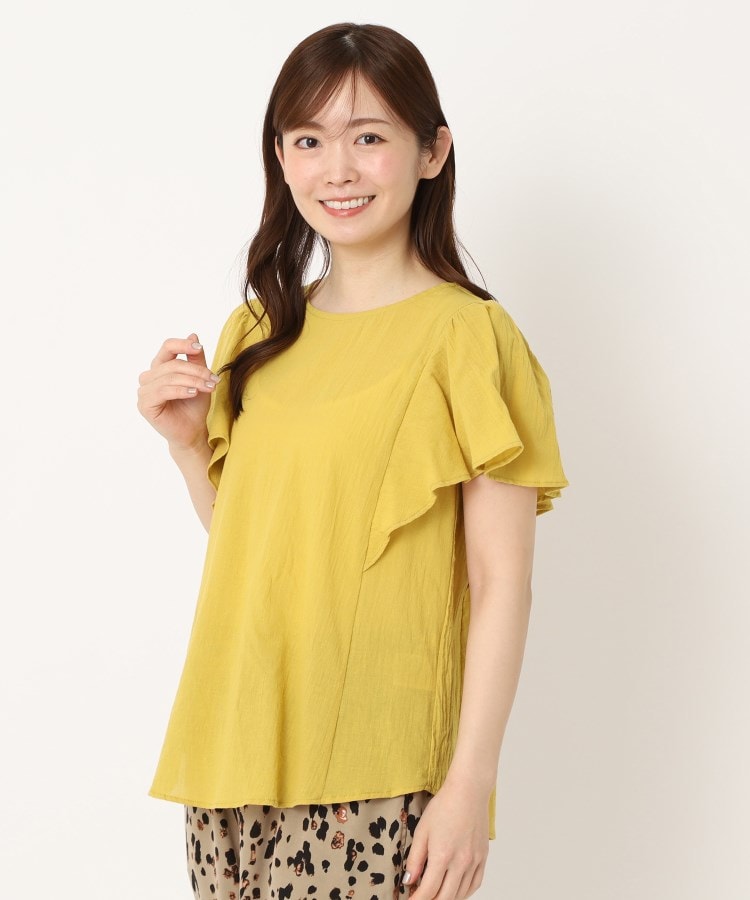 ヨリモ(YORIMO)の【夏に大活躍！涼し気素材】フリルスリーブブラウス16